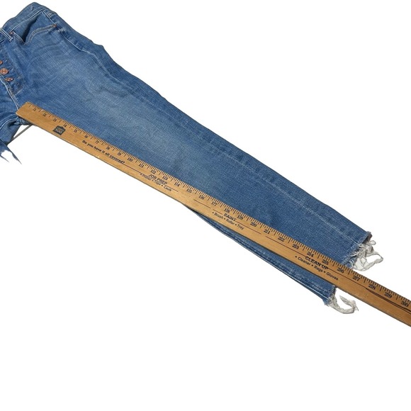 MOTHER Denim Cropped Ankle Jeans - Picture 4 of 9